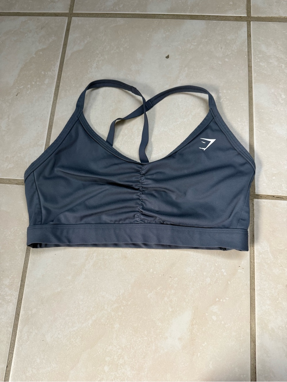 Gymshark Women’s Ruched Front Strappy Sports Bra